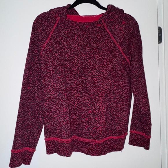 n:Philantropy Red Cheetah hoodie - Picture 4 of 5